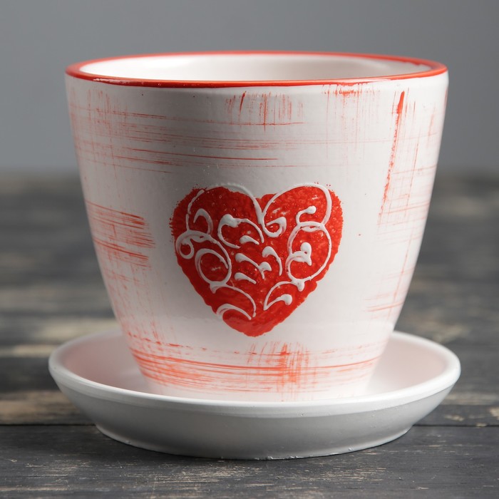 Кашпо "Валентинка" 0,4 л