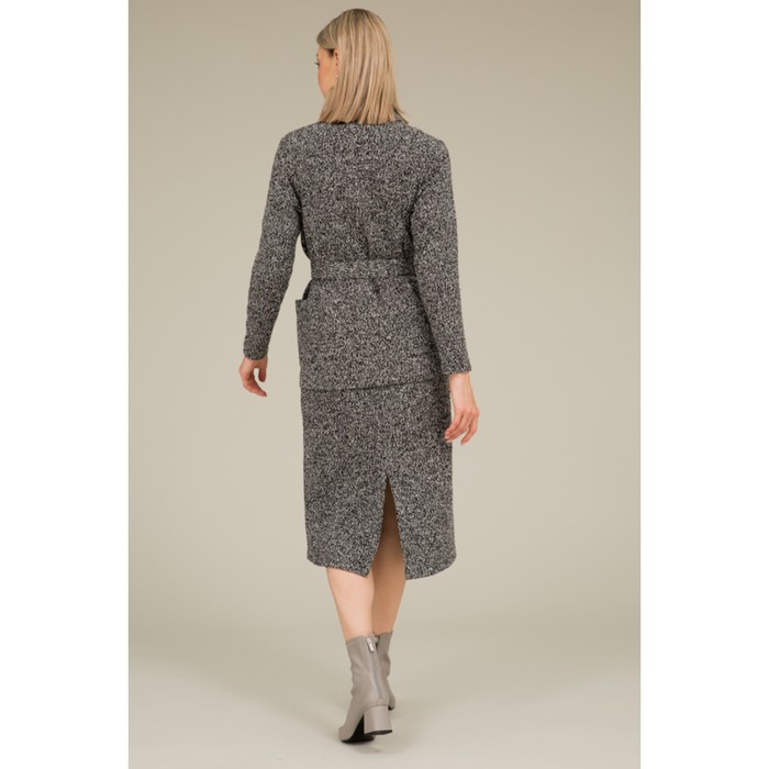 

Костюм женский: платье и жакет, размер 54, цвет черный