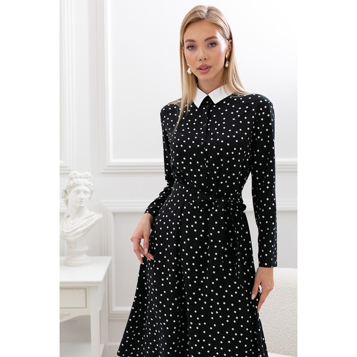 фото Платье женское, размер 48, цвет черный eliseeva olesya