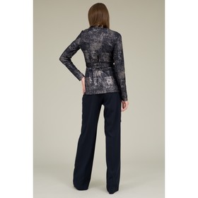 

Костюм женский: кардиган и брюки, размер 56, цвет синий