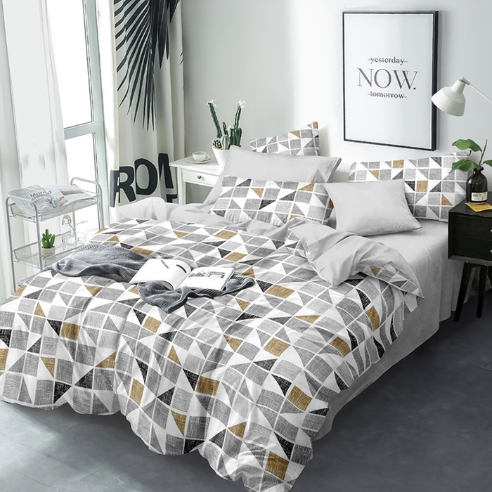 КПБ евро «Жоан», размер 220x215 см, 205x215 см, 70x70 см-2 шт.