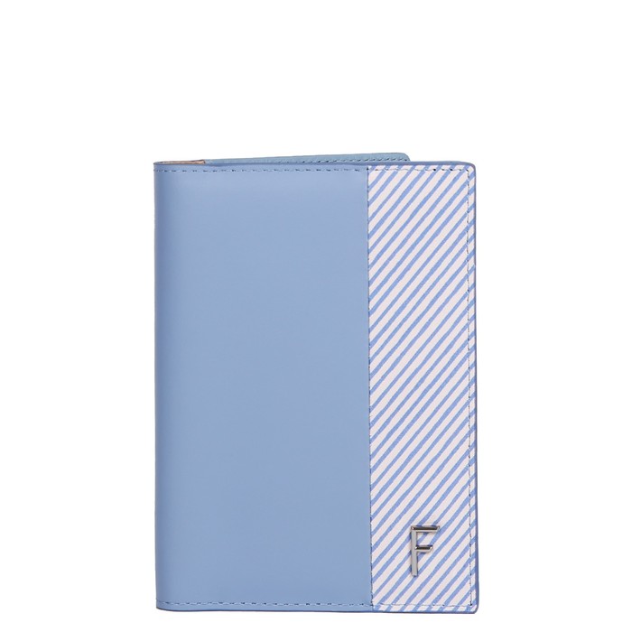 54019MNP Обложка для автодокументов, 5 карманов для карт, цвет голубой 10х13.5х1.5см