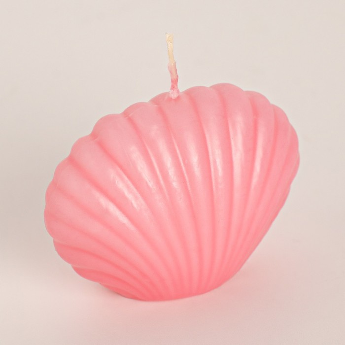 фото Свеча фигурная "ракушка", 3,2х4,5 см, розовая дарим красиво