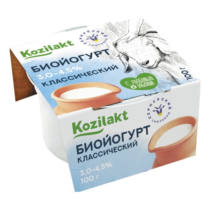 

Биойогурт Формула здоровья из козьего молока 3,0-4,5% 100г