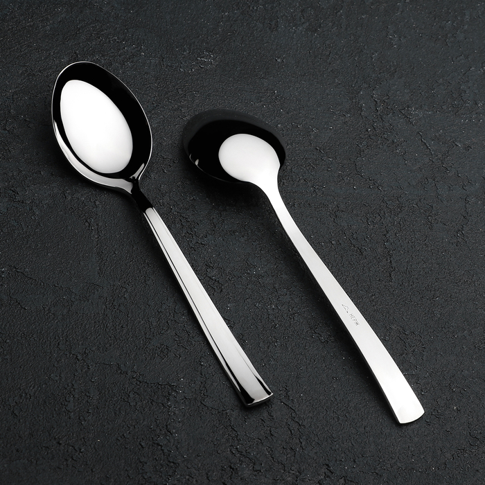 Ложка десертная 17,3 см "Торжество", толщина 2 мм