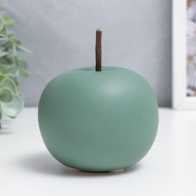 Сувенир керамика 'Серо-зелёное матовое яблоко' 10х8х8 см Ош
