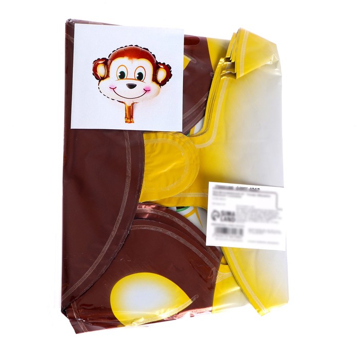 

Шар фольгированный 14" «Голова. Обезьянка мартышка», с клапаном