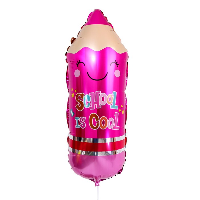 Шар фольгированный 29 «Розовый карандаш» шар фольгированный 29 привидение с кошечкой
