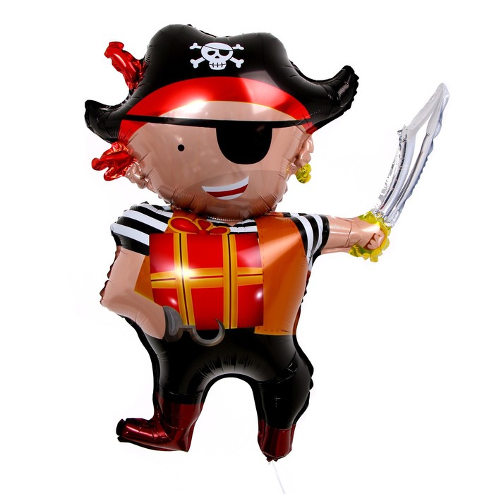 цена Шар фольгированный 33 «Весёлый пират»