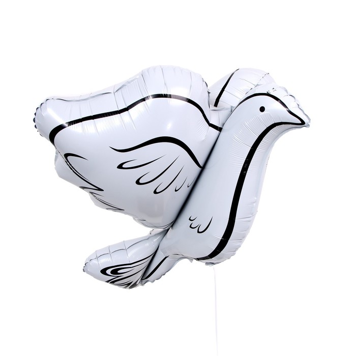 Шар фольгированный 32 «Белый голубь»