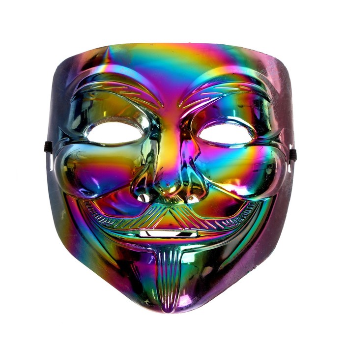 Карнавальная маска «Гай Фокс» карнавальная маска гай фокс белый перламутр