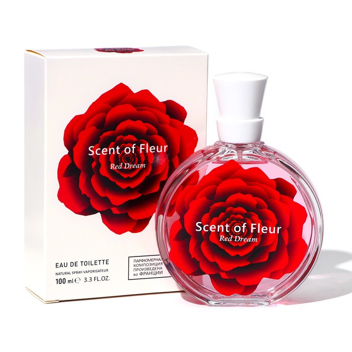 Туалетная вода женская Scent of Fleur Red Dream, 100 мл (по мотивам In Red (Armand Basi) today parfum туалетная вода scent of fleur red dream 100 мл