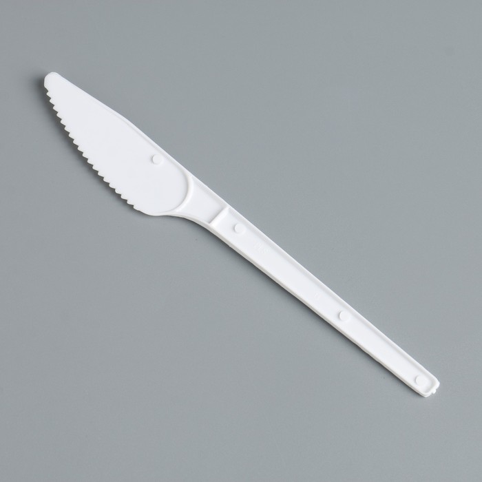 фото Нож одноразовый "белый" в индивидуальной упаковке take it easy