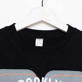 

Футболка для мальчика, цвет черный, рост 128