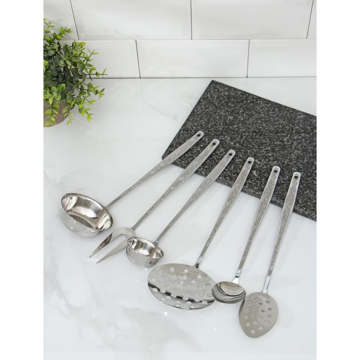 фото Набор кухонный «уралочка», толщина 2 мм, в картонной коробке, 6 предметов добросталь (нытва)