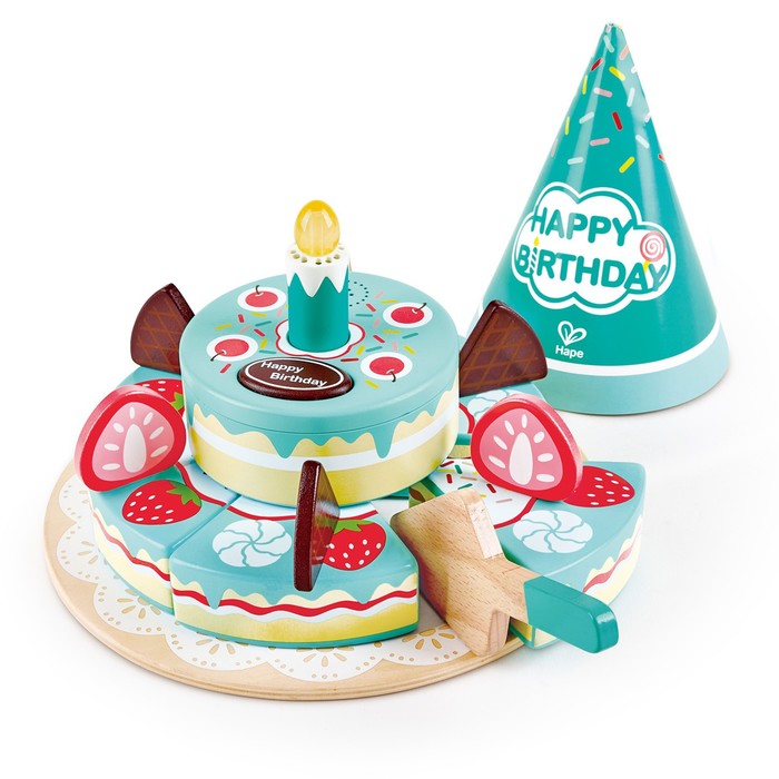 цена Набор игровой «Торт. Счастливого дня рождения», со светом и звуком, 15 предметов