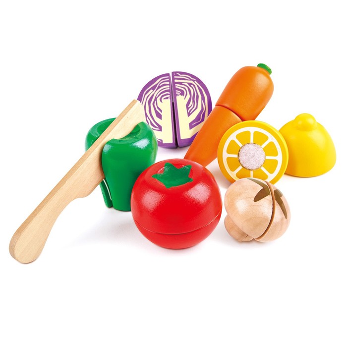 набор овощи 7 предметов в сетке Набор игровой «Овощи», 7 предметов