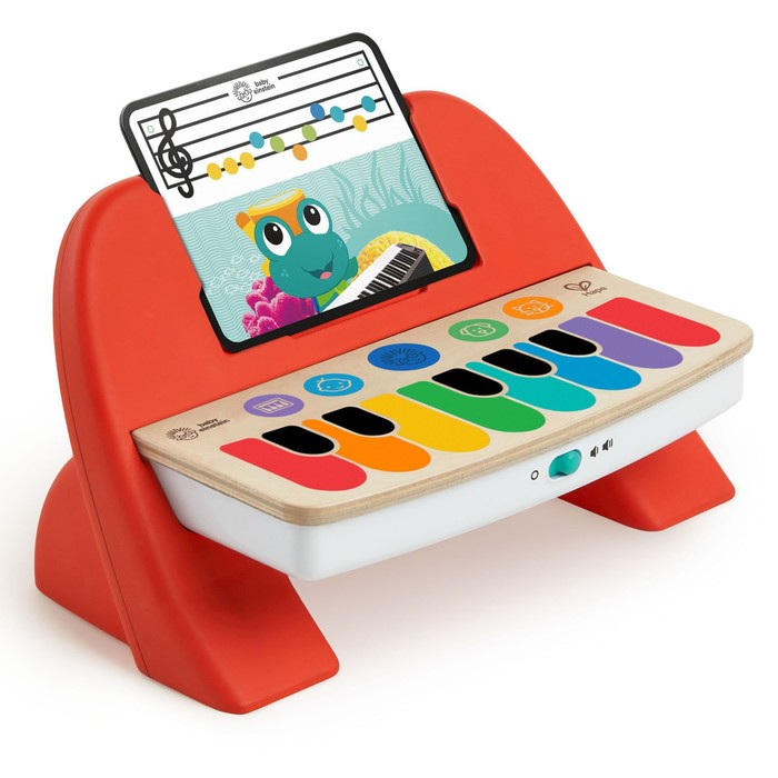 Музыкальная игрушка для малышей «Пианино», 7 клавиш, сенсорное, красное