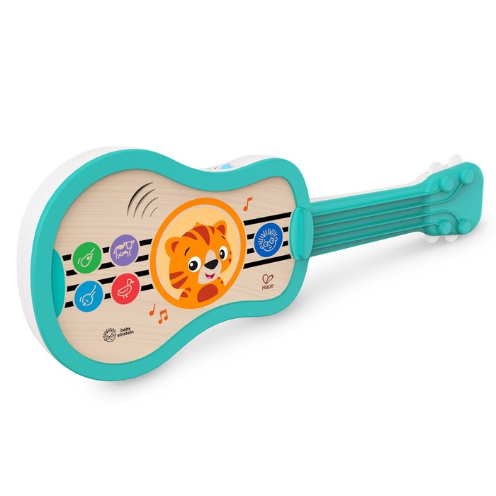 Музыкальная игрушка для малышей «Гавайская гитара», сенсорная, голубая