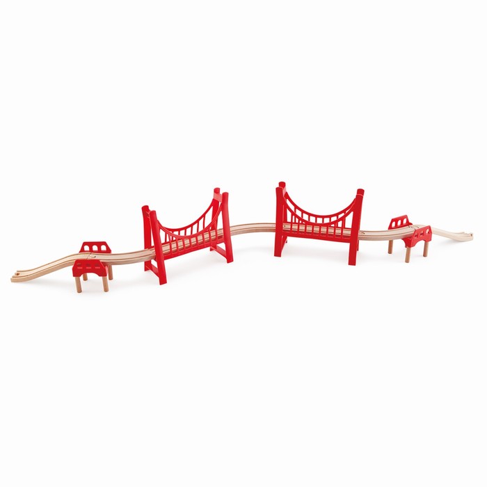 Элемент игрушечной железной дороги «Двойной подвесной мост» элемент игрушечной железной дороги развилки рельс 14 предметов