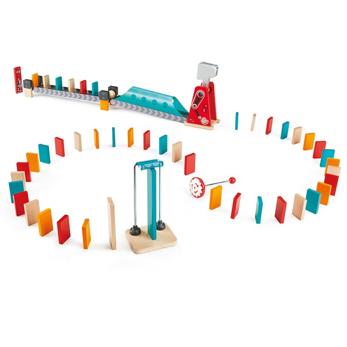 Настольная игра «Падающее домино: Гигантский молот» деревянные игрушки hape настольная игра падающее домино классическое
