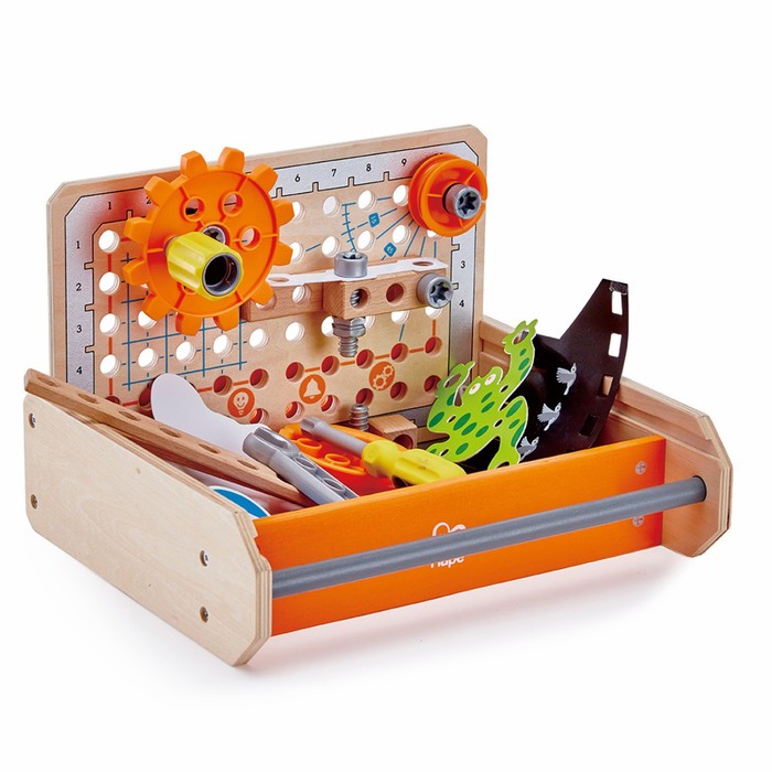 фото Деревянный конструктор для детей «набор инструментов для научных экспериментов» в коробке hape