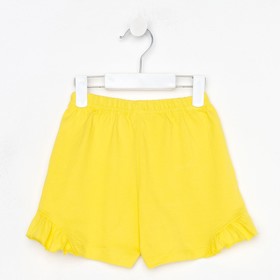 

Шорты для девочки, цвет желтый, рост 92