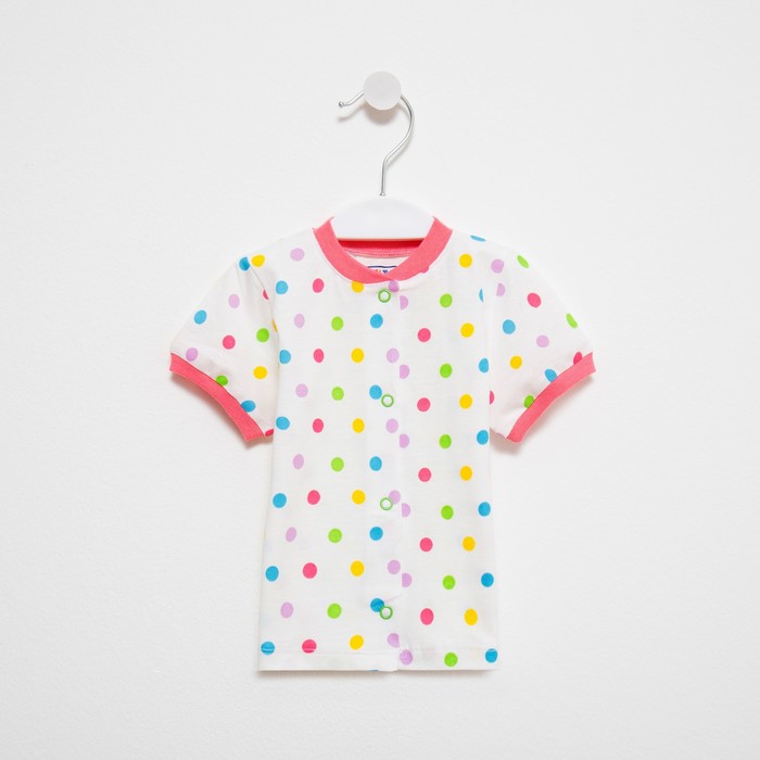 Кофточка детская цвет молочныйгорошек рост 68 159₽