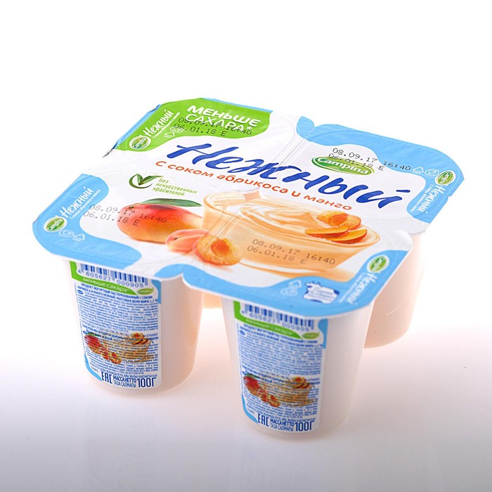 

Продукт CAMPINA йогуртный Нежный с соком абрикос/манго 1,2% 100г