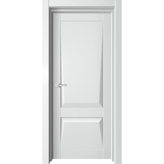 Дверное полотно Diamond1, 700 × 2000 мм, глухое, цвет белый бархат