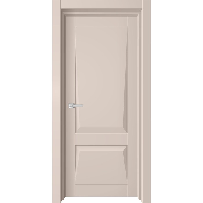 Дверное полотно Diamond1, 600 × 2000 мм, глухое, цвет латте софт