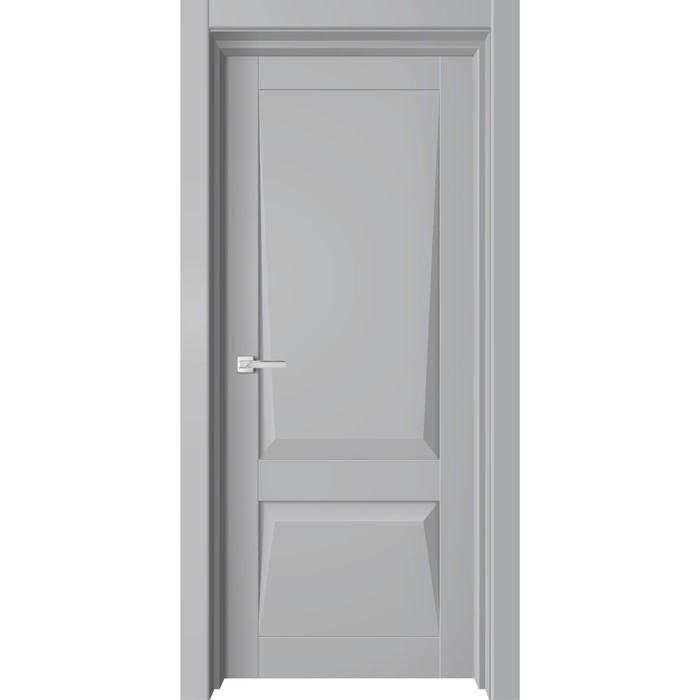 Дверное полотно Diamond1, 800 × 2000 мм, глухое, цвет серый бархат