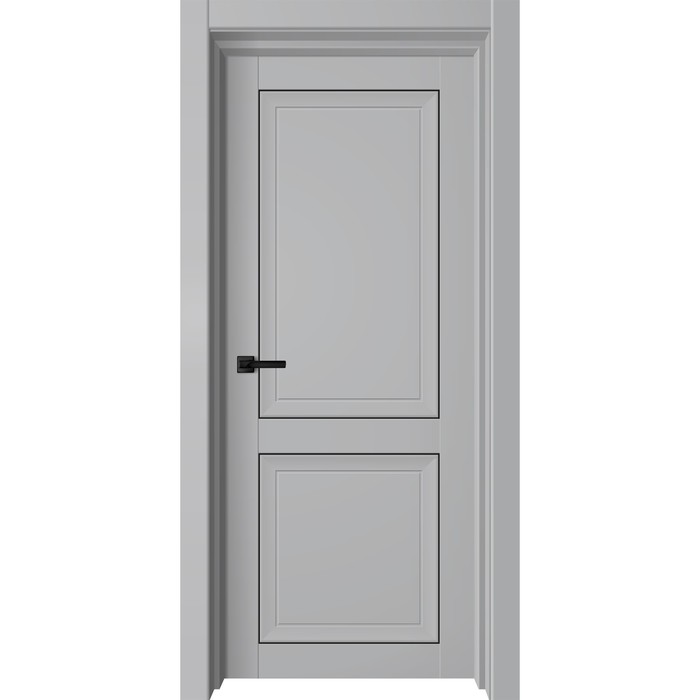 Дверное полотно Next, 700 × 2000 мм, глухое, цвет серый бархат