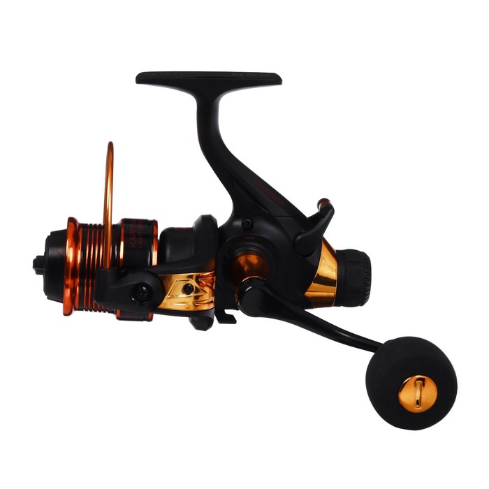 фото Катушка б/ин с бейтранером "волжанка" карп мастер 3000, 5+1 подшиник, 5.2:1