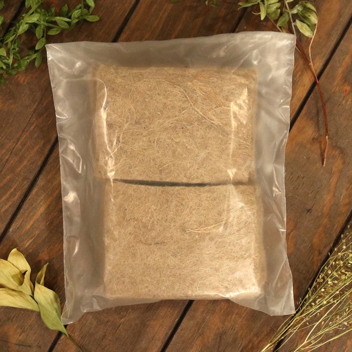 фото Набор джутовых ковриков для микрозелени "рецепты дедушки никиты" 20 шт