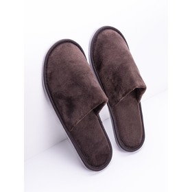 

Тапочки мужские Amaro home , размер 42-44, цвет коричневый