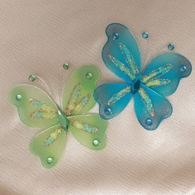 

Декор для штор «Бабочка», 9 × 9,5 см, цвет МИКС