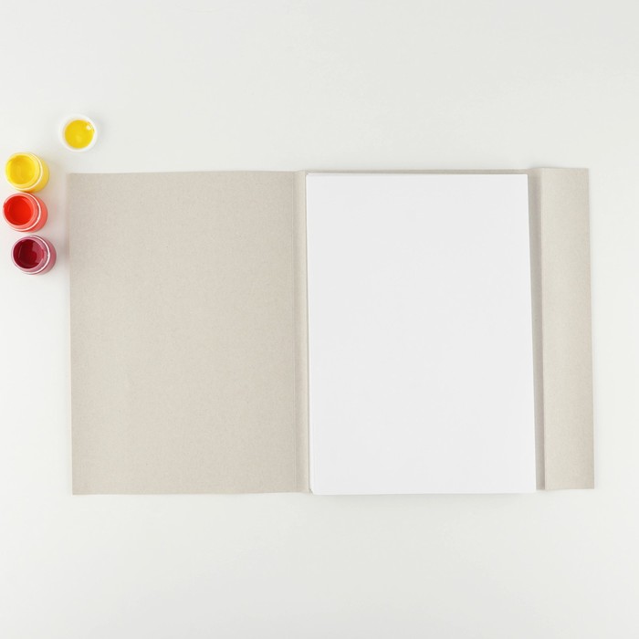 Бумага для рисования в папке А4, 50 листов ArtFox STUDY плотность 80 г/м2