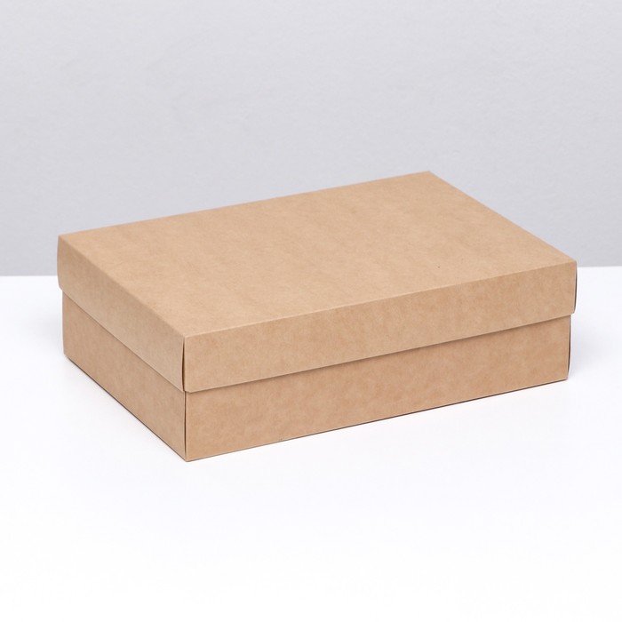 Коробка складная, крафт, 30 х 20 х 9 см коробка складная крафт 25 х 20 х 5 см