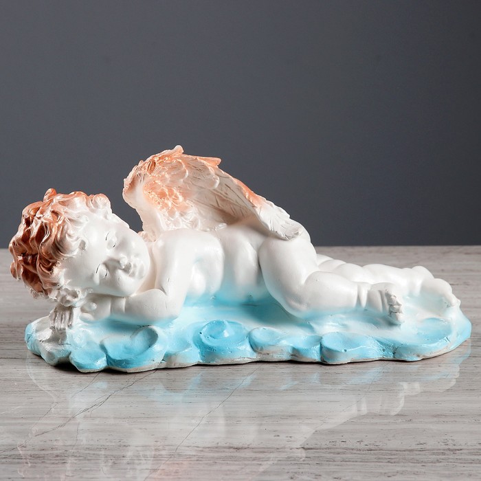 Статуэтка "Ангел на облаке" белый