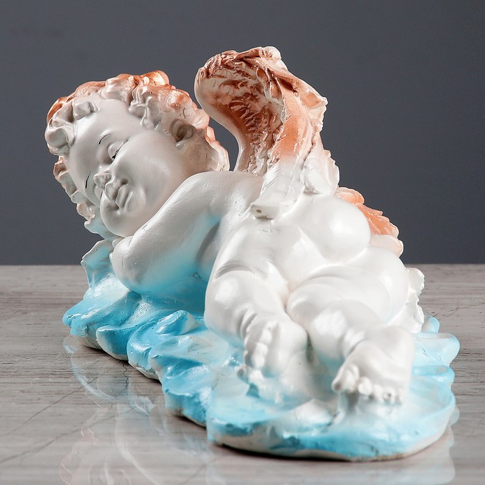 Статуэтка "Ангел на облаке" белый