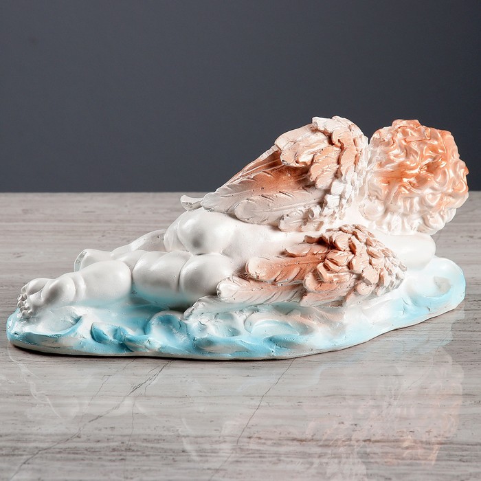 Статуэтка "Ангел на облаке" белый