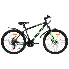 Велосипед 26' Progress Advance Pro RUS, цвет черный/зеленый, размер рамы 17' Ош