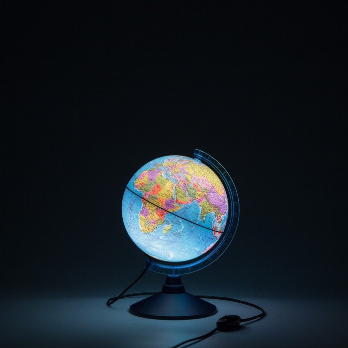 фото Глобус политический "глобен", интерактивный, диаметр 210 мм, с подсветкой, с очками