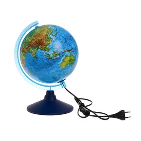 Интерактивный глобус физико-политический с подсветкой, 210мм (очкиVR) INT12100298