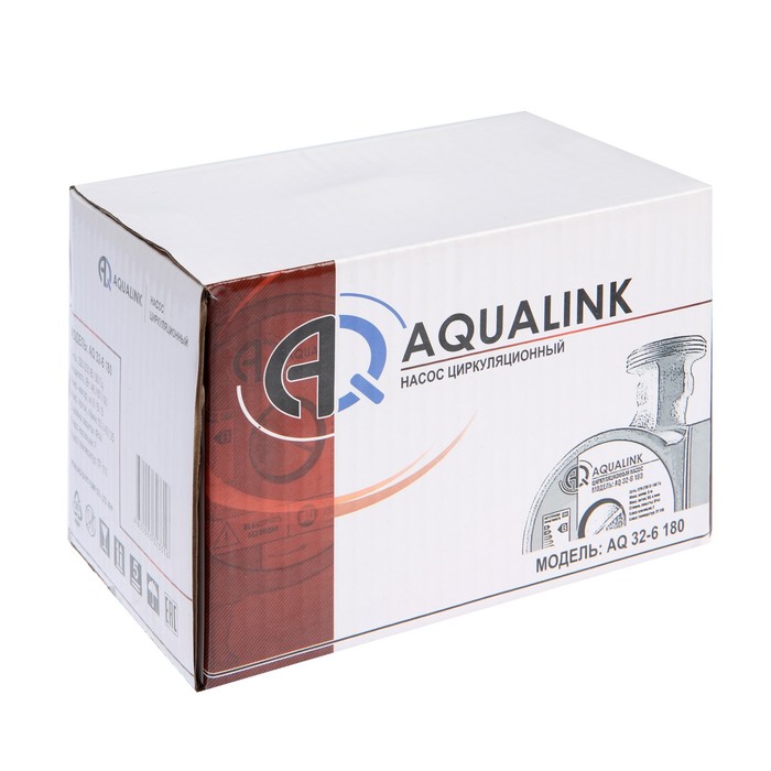Насос циркуляционный AQUALINK 32-6 180, напор 6 м, 55 л/мин