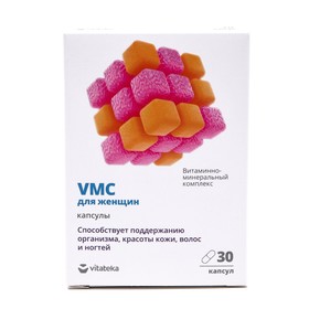 Витаминно-минеральный комплекс для женщин Витатека VMC, 30 капсул по 0.817 г Ош