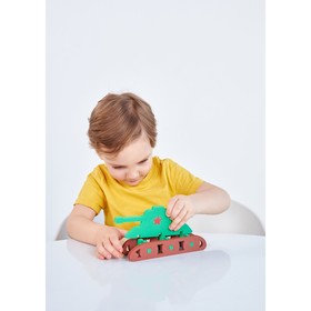 

Игрушка для купания «Танк» конструктор, 3D-фигурка