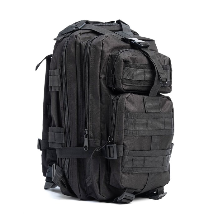 Рюкзак тактический Аdventure, черный, 30л рюкзак тактический аdventure 55 л зеленый с доп отделениями