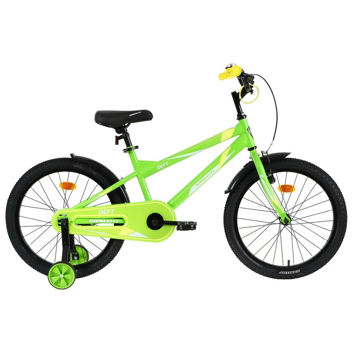 фото Велосипед 20" graffiti deft, цвет зеленый